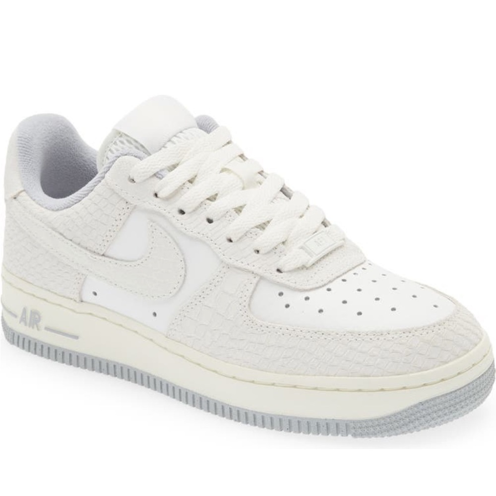 Limited Edition Nike Air Force 1 ‘07 Summit White / Sail / Wolf (Size 7)